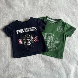 True Religion Sort Sleeve T-Shirt 2pk Sz 12 months